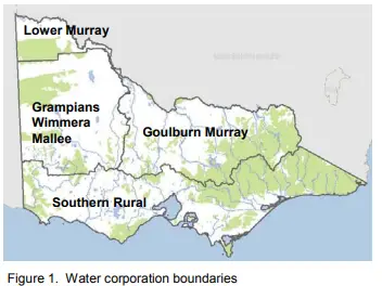 Victorian rural water corporation boundaries